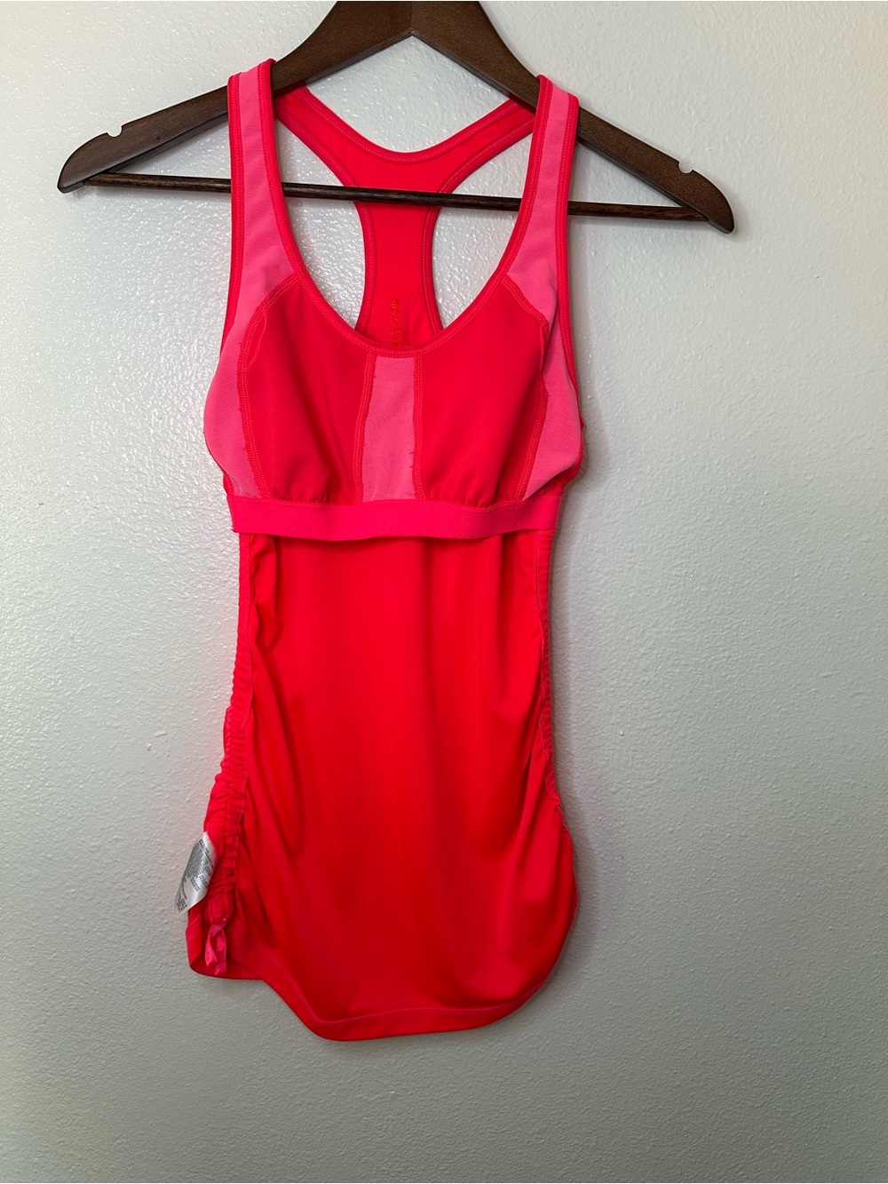 New Balance Neon Pink Racerback Tank Top - Picture 9 of 11